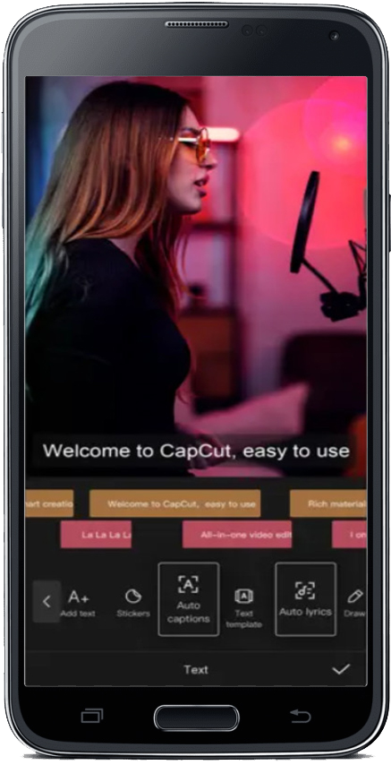 Auto Captions and layrics